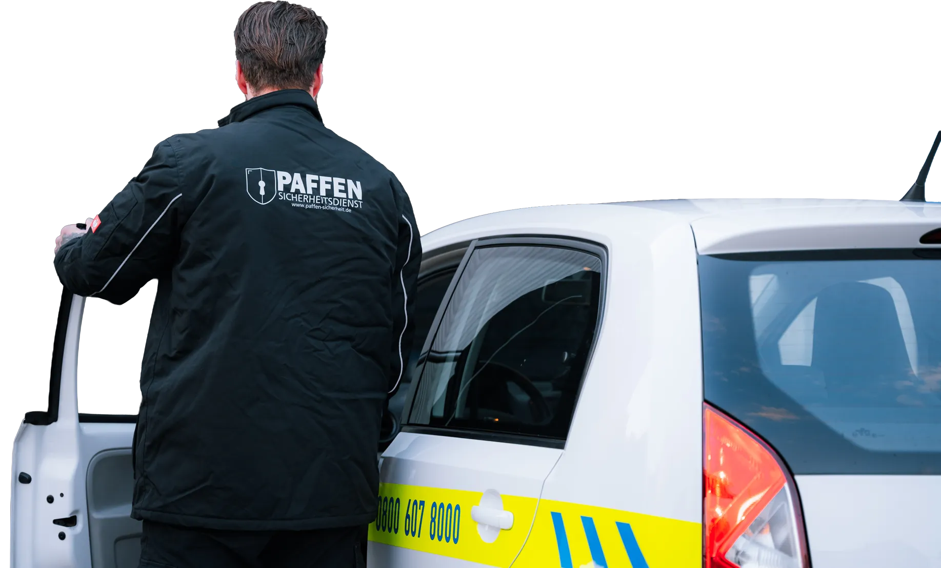 Paffen-Streifenfahrzeug im Revierdienst