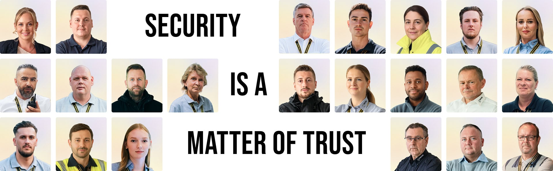 Paffen Team Collage with the slogan Safety is a matter of trust