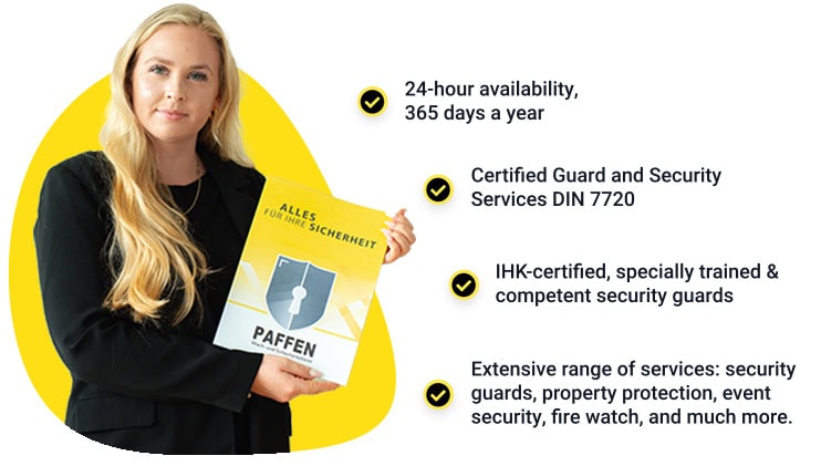 Illustration showing some of the advantages of Paffen Security