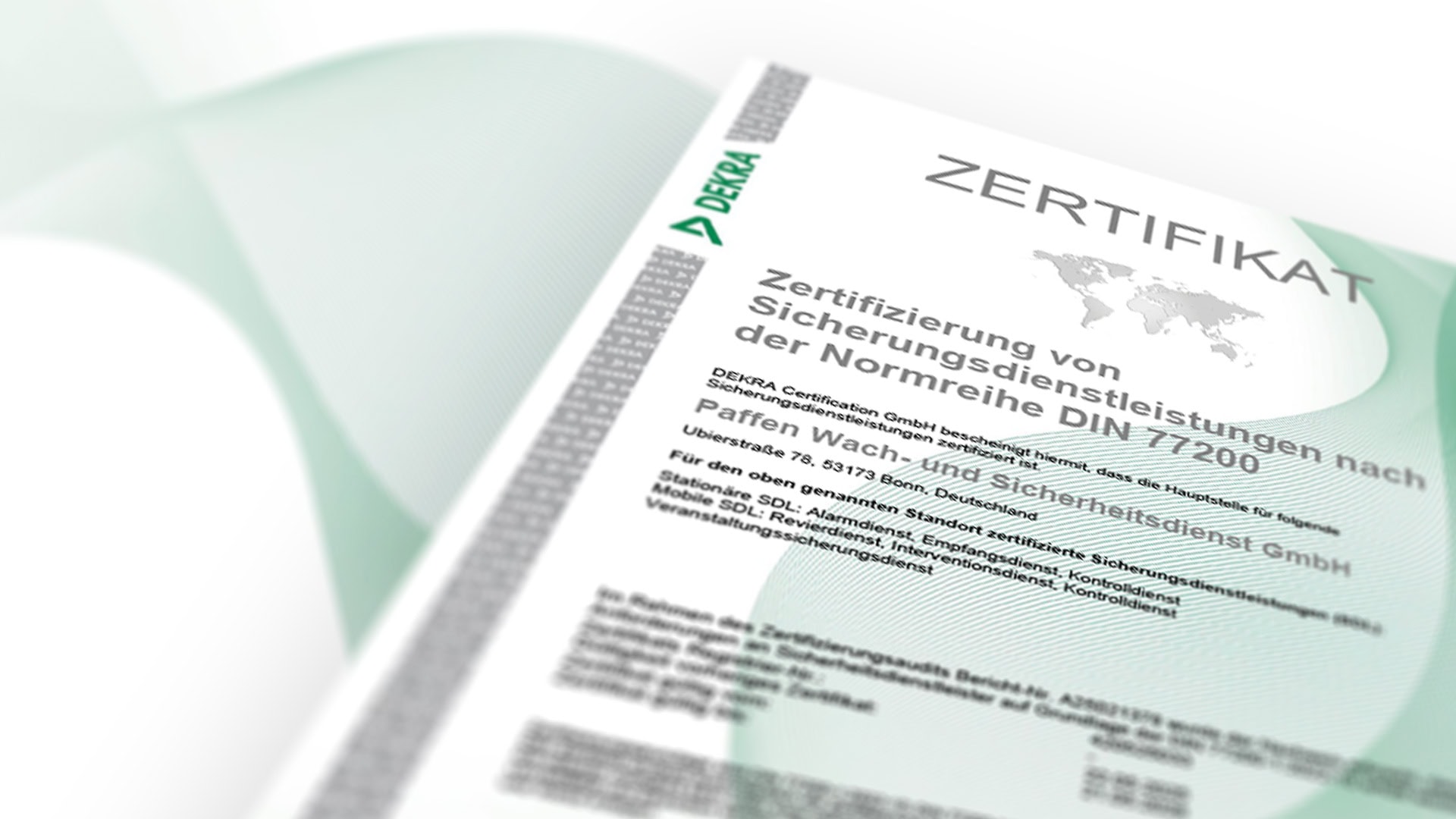 DEKRA-zertifiziert nach DIN 77200