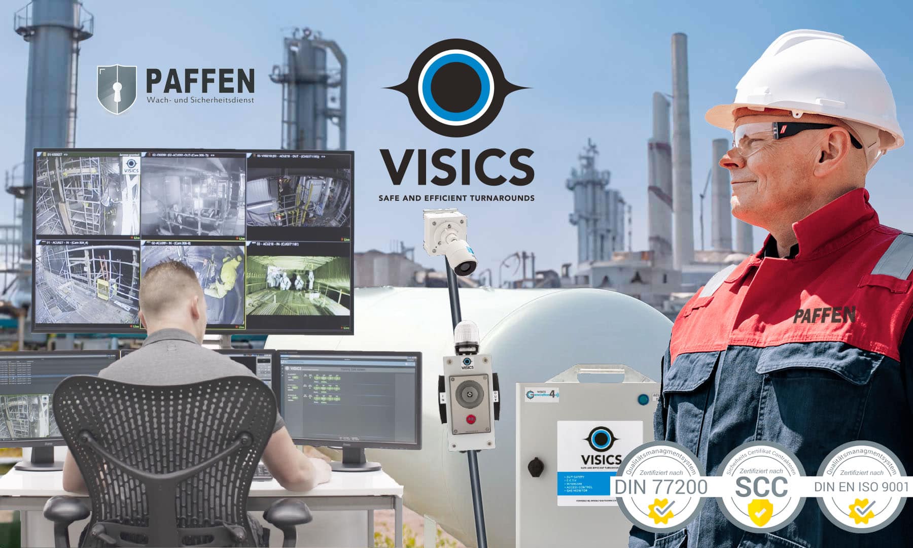 Kooperation Paffen Sicherheit und Visics