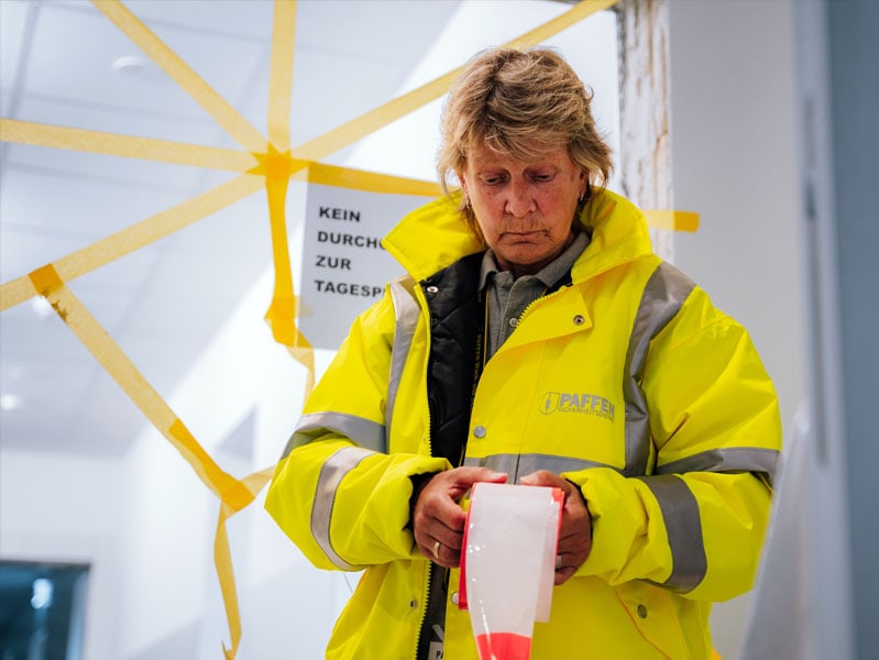 Objektschutz auf der Baustelle