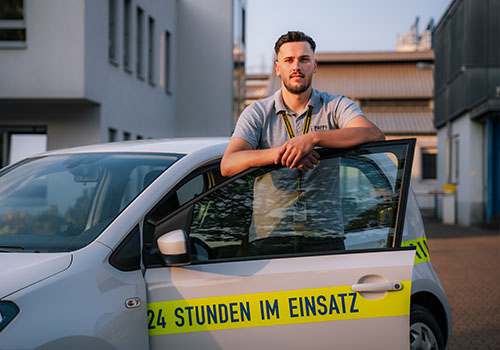 Sicherheitsmitarbeiter im Revierdienst